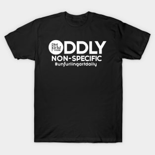 Oddly Non-Specific (White) PM artist Studio T-Shirt